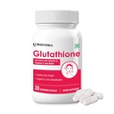 Biotrex Nutraceuticals Glutathione With Vitamin C & E, Biotin, Grape Seed Extract, Alpha Lipoic Acid, L-Lysine For Healthy Skin Health, Antioxidant Supplement - 30 Vegetarian Capsules