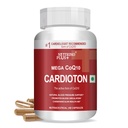Cardioton CoQ10 Heart Health Supplements - 120mg Coenzyme Q10 with Arjuna Extract & Moringa - Natural Blood Pressure Support Capsules for Cardiovascular Health - 60 Capsules