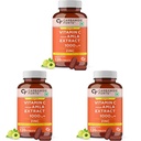Carbamide Forte Natural Vitamin C Amla Extract With Zinc For Immunity & Skincare - Veg Tablets (Pack of 3 count, 120 capsules)