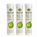 Weight Loss Formula Effervescent Tablets, Green Apple Flavour, with L-Carnitine, Green Tea Extract, Garcinia Cambogia & Apple Cider Vinegar, 15 Tablets (Pack of 1)