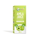 Nutriorg Natural Amla Juice 1 Ltr | Pure, Cold pressed & Pulp Extracted | No added sugar | Rich in Vitamin C | Beneficial for a Healthy Hair & Skin
