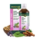Vansaar 45+ Diab Balance Juice, 1L | Ayurvedic Diabetic Care Juice for 45+ Adults | Karela, Jamun, Neem, Paneer Doda, Cinnamon, & 9 more natural herbs | Manages Blood Sugar & Insulin Level