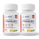 Vitamin B12 1500mcg Tablets - Fast Absorbing Mouth Dissolving Supplement - Delicious Mango Flavor - 180 Count - High Potency for Energy, Metabolism & Immune Support (Pack Of 2)