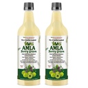 AVG Health Organics Amla Berry Green Juice | Pure Amla Extract - Pack of 2 x 1000 ml | Rich in Vitamin C, Antioxidants | Boosts Immunity, Natural Detox, Hair & Skin Health | 100% Natural, No Added Sugar | Herbal Superfood