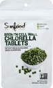 Sunfood Superfoods Broken Cell Wall Chlorella Tablets - Chlorophyll, Chlorella Green Algae Tablets for Women & Men, Source of Protein, Iron, Beta Carotene & B Vitamins, Non GMO, Vegan - 2 oz Bag
