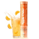 Apple Cider Vinegar Effervescent Tablets Orange Flavour | With the Mother | Supports Digestion, Detox, Metabolism & Weight Management | 20 Effervescent Tablets Pack