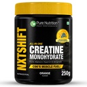 Pure Nutrition Creatine Monohydrate Powder - 250g (Orange) | All-In-One Muscle Fuel with Taurine & Magnesium | 25 Servings | Advanced Strength, Power & Recovery Formula for Men & Women