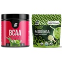 Sparkfusion BCAA Pure-Amino -250 gm (30 Servings) With Complete Ratio of 2:1:1 for Recovery & Perf | Sparkfusion 100% Organic Moringa Powder | 200g | Ayurvedic Superfood | Power House Of Natural Mult