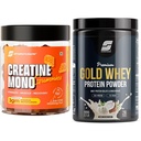 Sparkfusion Creatine Mono Gummies Lab-Tested Creanova® | 30 Gummies | 3g Creatine Monohydrate per | Sparkfusion Premium Gold Whey Protein Isolate | 26g Protein,6g BCAA per Serving | Easy Mixing, Low