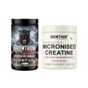 growthion creatine and pre workout combo (watermelon + mojito)