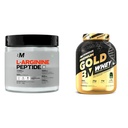 Bigmuscles Nutrition L-Arginine + Peptides [180g, Unflavoured] | Arginine Powder with Superior Gra | Bigmuscles Nutrition Premium Gold Whey [2Kilogram] | Informed Choice UK Certified | Isolate Whey P