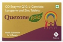 Quezone Gold Tablet Pack of 10 Tablets with Coenzyme Q10