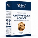 TRIPHAL Ashwagandha Powder (100g) | Organic Ayurvedic Herb For Stress, Anxiety & Strength | Non GMO | Natural and Pure | Preservative Free