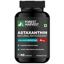 Astaxanthin 4 mg with Grape Seed Extract 10X | Advanced Antioxidant for Skin Glow, Eye Health & Heart Wellness | Supports Immunity, Joint Comfort & Cellular Protection | 60 Veg Capsules | WHO-GMP, ISO & HACCP Certified