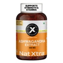 Natxtra Ashwagandha-DSTR | Stress Relief & Stamina Booster | Withanolides, Magnesium, & B Vitamins | Improves Strength, Reduces Stress, Promotes Mental Well-being | 60 Vegetarian Capsules