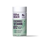 Eur Health Vitamin B12 with Methyl Folate Vitamin B6 Chewable Tablets Strawberry andLemon Flavor - 60 Tablets