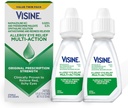 Visine Allergy Eye Relief Multi-Action Antihistamine & Redness Reliever Eye Drops with Pheniramine Maleate & Naphazoline HCl, Eye Drop Treatment for Red, Itchy, Allergy Eyes, 0.5 fl. oz, 2 Pack