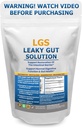 Leaky Gut Repair w/L Glutamine & Prebiotics- Gut Restore, Leaky Gut Health Powder- Leaky Gut Repair Supplements for IBS, Digestive Restoration & Gut Lining Support- Includes Guthealth Assist Book