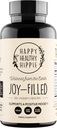 Joy-Filled Mood Support Supplement - 7 Herb Complex w/St. Johns Wort (180 Ct) | Rhodiola Rosea, Eleuthero, Ashwagandha | Stress Relief – Helps Calm The Mind & Body | 100% Plant-Based Happy Pills