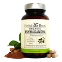 Herbal Roots Ashwagandha Capsules | Extra Strength 1,000mg per Serving | Ayurvedic for Overall Health for Men and Women | 60 Vegan Capsules