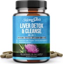 Liver Detox & Cleanse - 28-in-1 Liver Repair & Support Supplement for Men & Women with Milk Thistle, Apple Cider Vinegar, Dandelion Root Extract & Artichoke Extract - Non-GMO, 60 Capsules