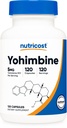 Nutricost Yohimbine HCl 5mg, 120 Capsules - Gluten Free and Non-GMO