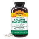 Country Life Target-Mins Calcium Magnesium with Vitamin D-Complex, 1000mg/500mg/10mcg, 360 Vegan Capsules, Certified Gluten Free, Certified Vegan, Verified Non-GMO Verified…