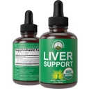 USDA Organic Liver Cleanse Detox & Repair. 6-in-1 Liquid Drops with Organic Milk Thistle, Artichoke Extract, and More. Zero Sugar, Liver Health Support Tincture Supplement Alternative to Capsules