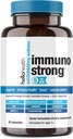 Daily Immune Support Supplement Immunostrong 10-in-1 Immunity Vitamins with Immune Booster Oregano, Olive Leaf, Soothing Antioxidant Omega 3, Turmeric Curcumin & Zinc Vitamins for Adults & Kids -60 ct