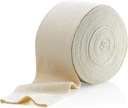 Elastic Tubular Support Bandage Size E, 10M Box - Natural Color (3.5" X 33 feet) for Large Knee Support Bandage -Medium Thigh, Cotton Spandex