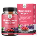 Natures Craft Complete Herbal Menopause Supplement for Women - Female Hormone Balance Capsules for Night Sweats Hot Flashes & Mood Swings with Dong Quai, Chaste Berry & Black Cohosh Root - 60 Count