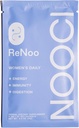 NOOCI ReNoo Women's Daily Powder for Energy, Immunity, Digestion | Travel Size | No Added Sugar | Non-GMO | Vegan | 3 Sachets, Green Tea
