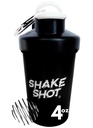 Black 4oz Mini Shaker Bottle for Pre Workout & Creatine Powder | Pre Workout, Creatine Powder (Not for Protein)