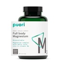 Puori Magnesium Complex Supplement - High Absorption Magnesium Taurinate & Gluconate, Zinc, Vitamin B6 & Malic Acid for Sleep Support, Immune & Bone Health & Muscle Recovery - 120 Vegan Capsules