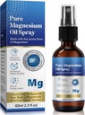 Magnesium Oil Spray, Magnesium Oil for Feet, Pure Magnesium Oil Spray Organic 100% Natural Magnesium Spray Easy to Absorb and Use(2 Fl.Oz)