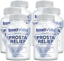 Research Verified Prosta Relief - Saw Palmetto and Bioperine - Prostate Health, Bladder & Urinary Health, Drive and Performance - Pure Natural, 90 Capsules (Pack of 6)
