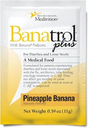 Banatrol® Natural Anti-Diarrheal with Prebiotics, Relief from Chronic Diarrhea, IBS, Recurring Diarrhea, Clinically Supported Medical Food, Non-Constipating, 25 Servings (Pineapple)