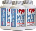I LOVE MY PETS LLC Immune System for Cats - CAT Immune Support - Booster - Healthy Supplement - cat Allergy Chews - 180 Treats (3 Bottles)