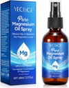 Magnesium Oil Spray, Magnesium Oil for Feet, Pure Magnesium Oil Spray 2 Fl.Oz, 100% Pure & Natural Magnesium Body Spray, Topical Magnesium Spray, Natural Deodorant, Easy to Absorb and Use