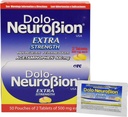 Neurobion Dolo Pain Reliever, Fever Reducer, Extra Strength, Fuerte, Alivia el Dolor, Reduce la Fiebre Dispenser 50 x 2 Tablets