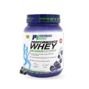 PERFORMANCE INSPIRED Nutrition WHEY Protein Powder – All Natural – 25G Protein – BCAAs – Digestive Enzymes – Fiber Packed – Blueberry – 2lb