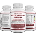Blood Pressure Support Supplements - Healthy Heart, Cholesterol, Cardio, Hypertension, High BP - 13 Vitamins & Herbs - Folic Acid, Vitamins C B6 & B12, Hawthorn Olive Leaf Garlic Hibiscus, 90 Capsule