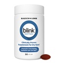 Blink NutriTears Clinically Proven Supplement for Dry Eyes, Eye Care with Lutein & Zeaxanthin and Vitamin D to Hydrate Eyes from Within for Long-Lasting Relief, 50 Softgels