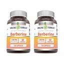 Amazing Formulas Berberine 1000mg Per Serving Capsules Supplement | Non GMO | Gluten Free | Made in USA (120 | 2 Pack)