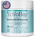 Probiotics for Dogs, for Gut Health and Digestive Health, Yeast Balance, Immune Support, Dog Probiotics and Digestive Enzymes, Over 1 Billion CFUs, 60 Soft Chews