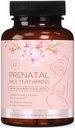 Prenatal Vitamins for Women - Prenatal Multivitamin with Folic Acid & Omega 3 DHA Fetal Development Support - Pregnancy Vitamin Supplement with, Vitamin A, C, D, B6, B12 & Iron - 60 Softgels