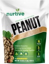 Peanut Protein Peptide Powder - Plant-Based, Rich in Nutrients & Fiber - Ideal for Athletes & Fitness Enthusiasts - Enhanced Solubility and Absorption - 18 Servings (16 oz / 454 g)