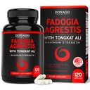 Fadogia Agrestis and Tongkat Ali Supplement Performance Blend - (120 Capsules) - Maximum Strength - Drive, Athletic Performance & Muscle Mass - Gluten Free, Non-GMO, Vegan Capsules - USA Made