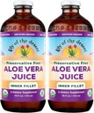 Lily Of The Desert Organic Aloe Vera Juice, Inner Fillet, 16 Fluid Ounce (Pack of 2)