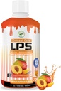 Nutritional Designs LPS Liquid Collagen & Whey Protein Supplement, Sugar-Free, Non-GMO Drink, Promotes Healthy Skin & Hair for Men & Women. (Critical Care) Peach Mango